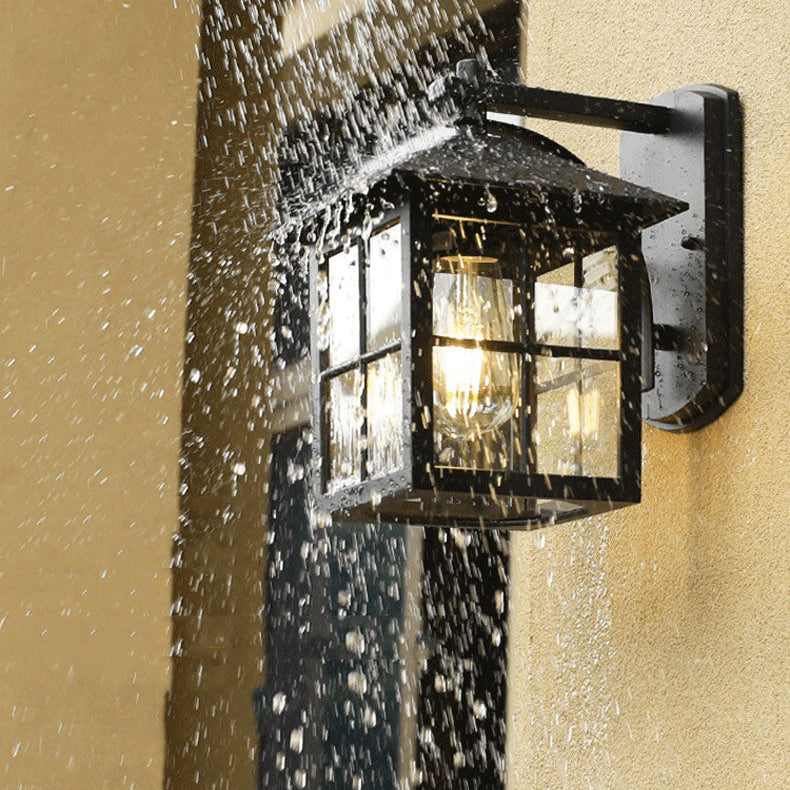 Farol de pared exterior Nubaro – resistente a la lluvia