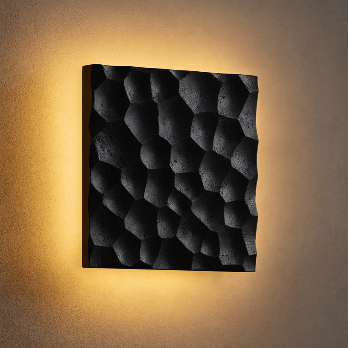 Ituria - Aplique de Pared Exterior LED de Piedra Natural Texturizada IP65