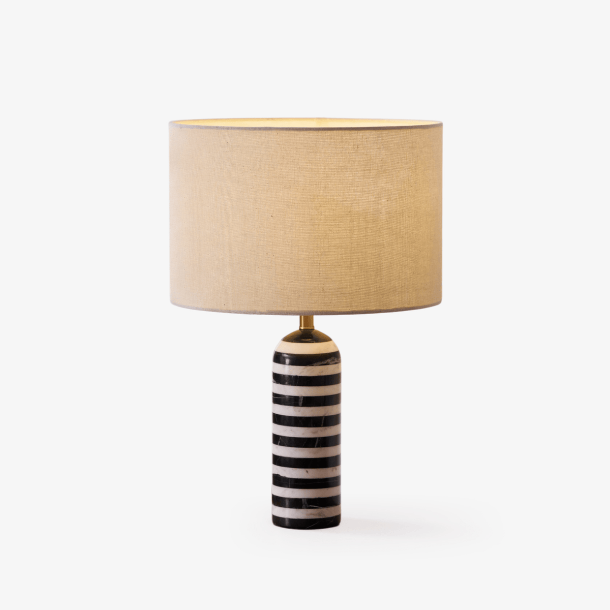 Lámpara de mesa de mármol a rayas Kesala – vista principal
