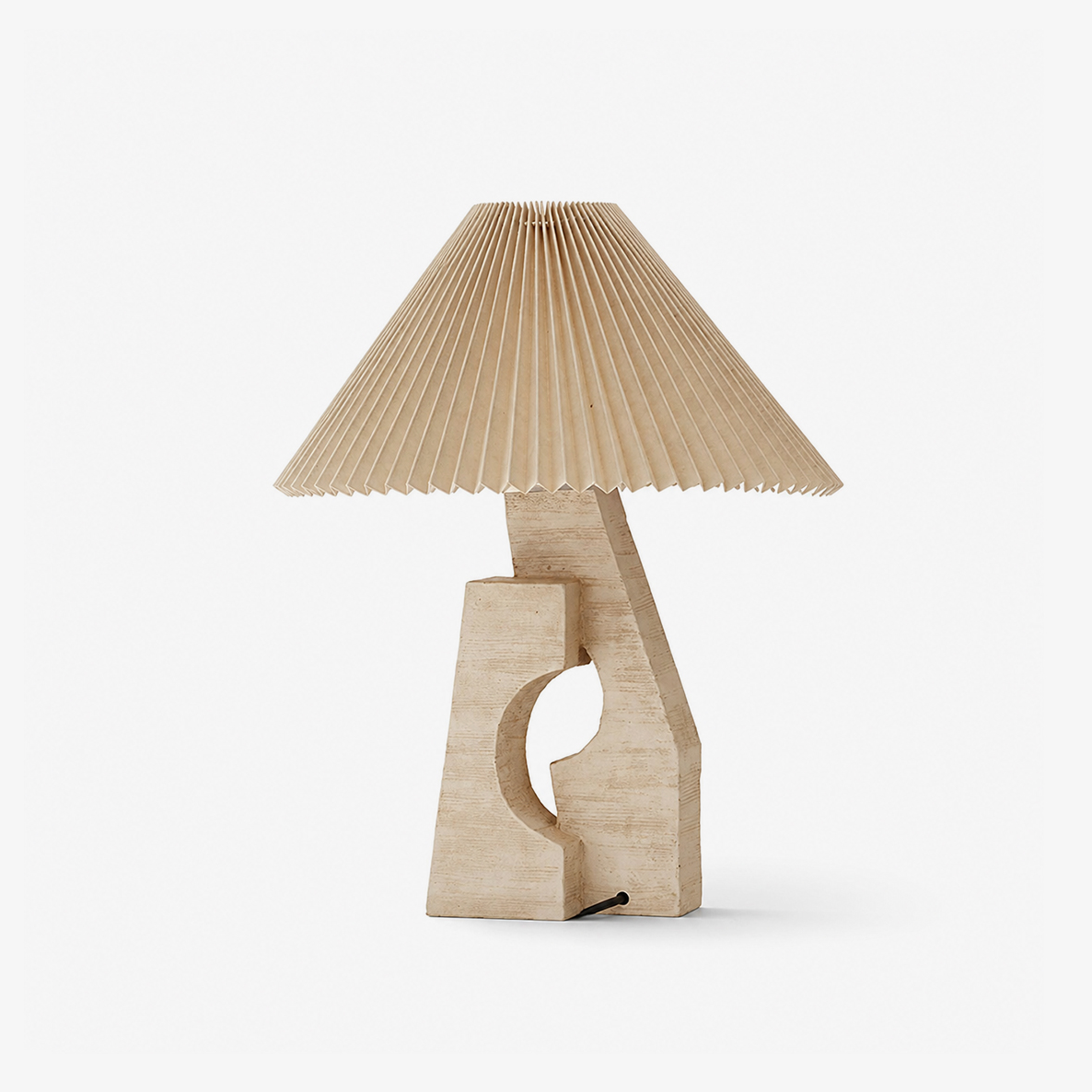 Lámpara de mesa escultural Abriga – vista principal