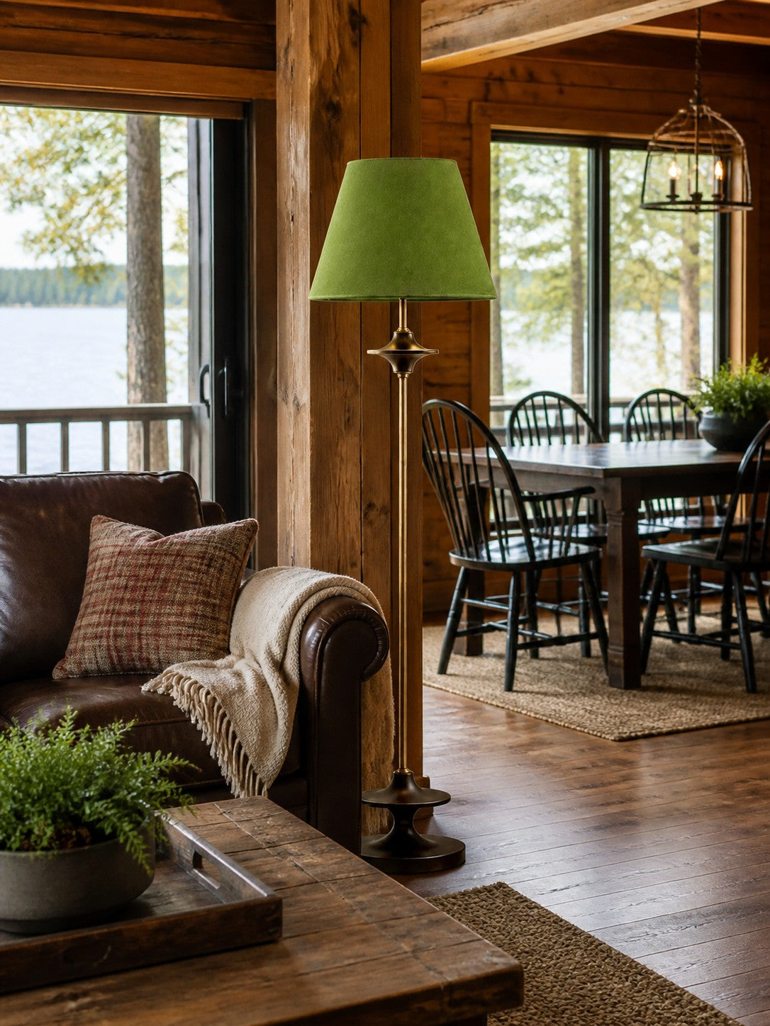 Lámpara de pie vintage Olmeta en un salón de estilo clásico – imagen 7
