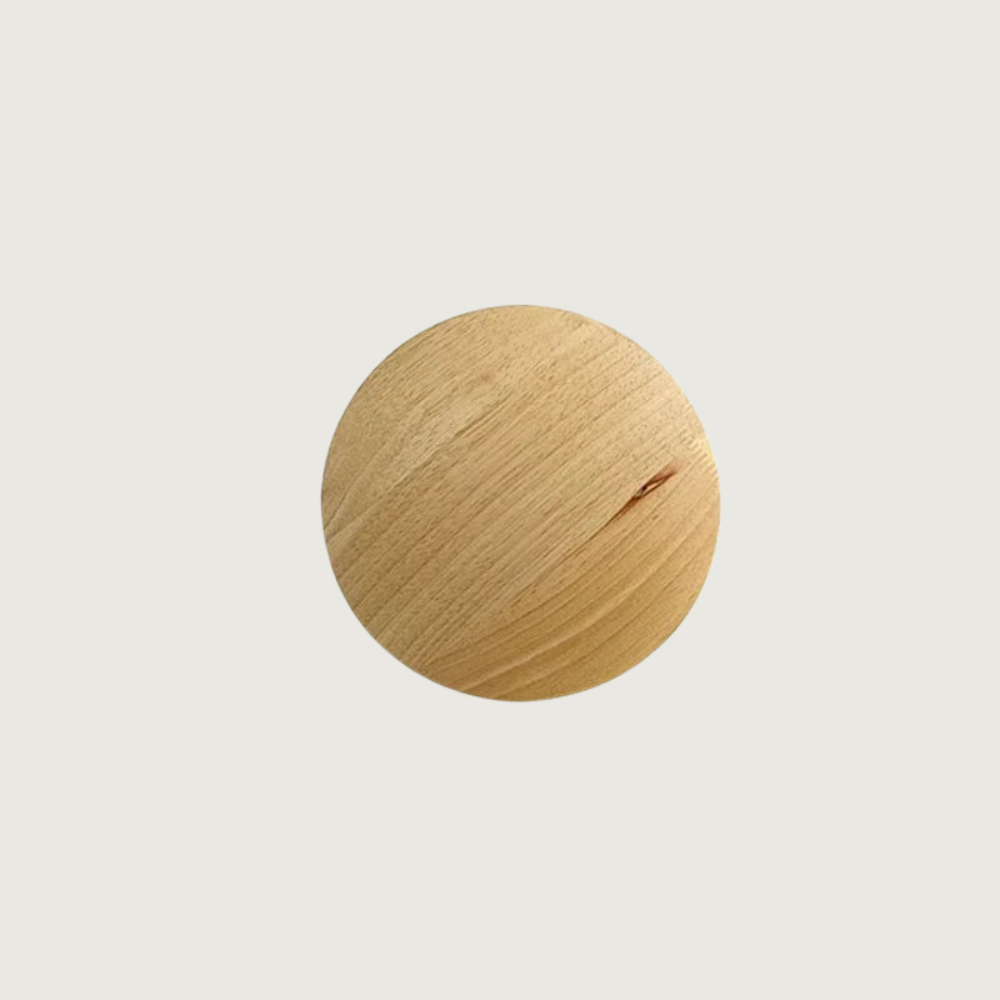 Klaria - Lámpara de Pared Contemporánea de Lino en Madera Nórdica - Diseño Elegante y Cálido