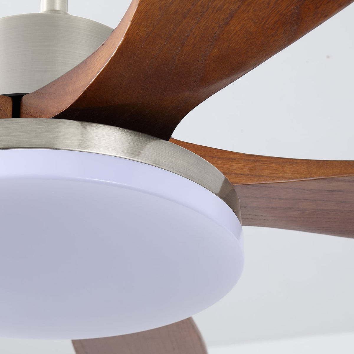 Ventilador de techo con luz Celena en un salón contemporáneo – imagen 7
