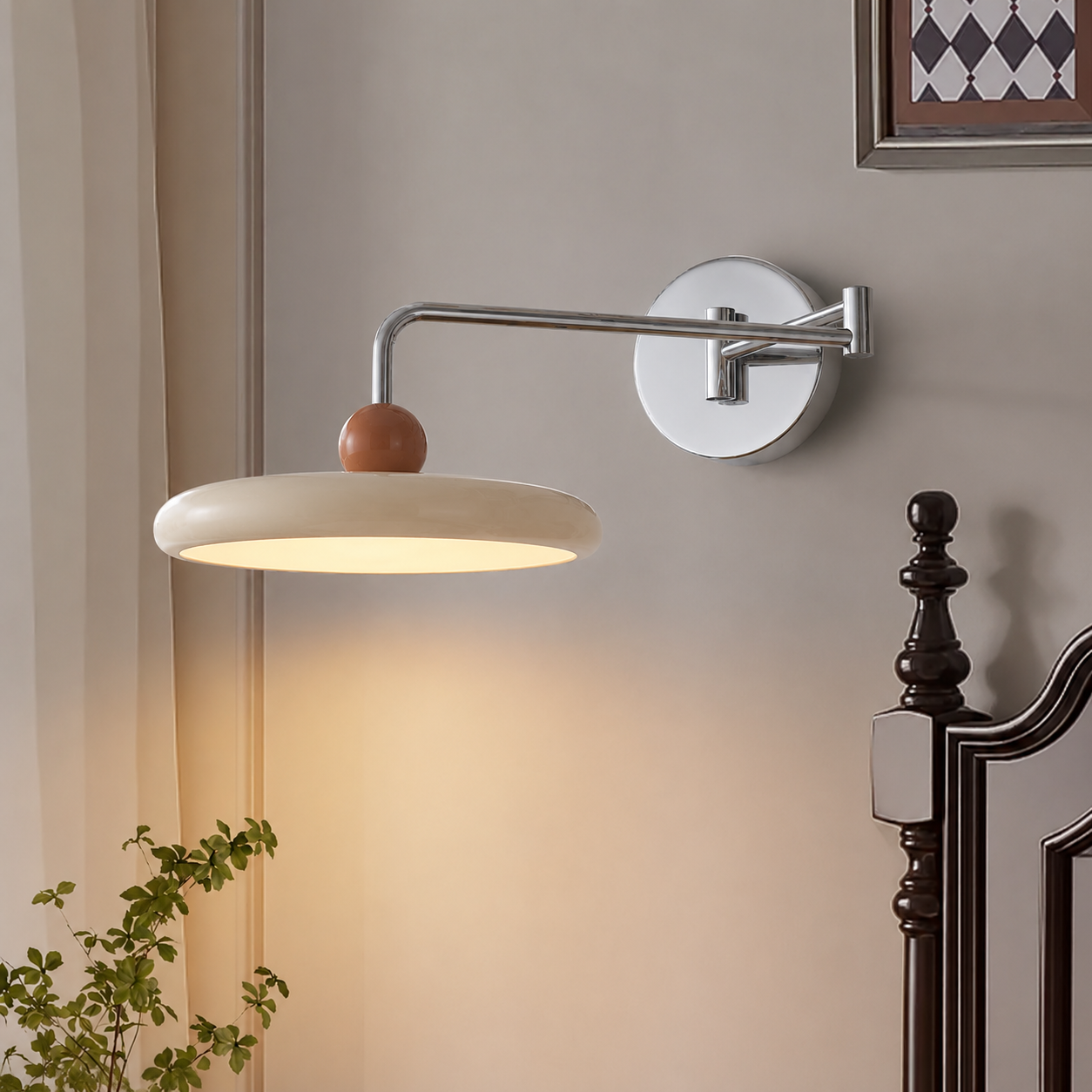 Maven - Lámpara de Pared Ajustable con Diseño Moderno y Luz LED Integrada