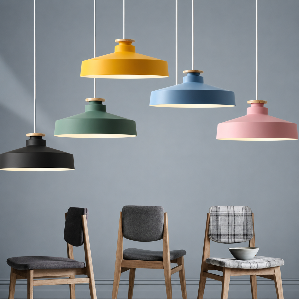 Siva - Lámpara Colgante Colorida Moderna para Comedor – Diseño Único y Materiales de Alta Calidad
