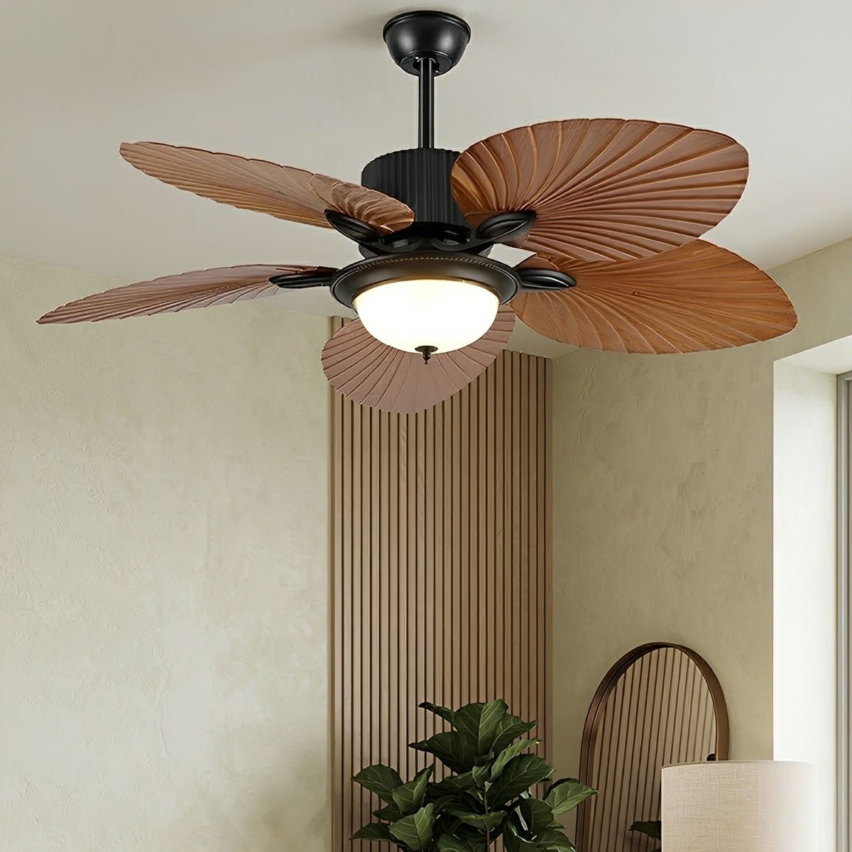 Ventilador de techo con luz Arecia – vista principal