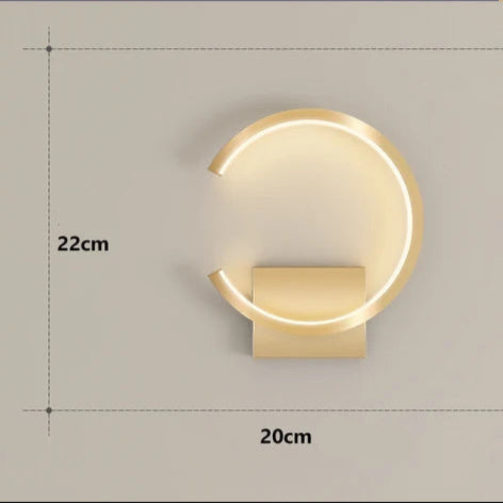 Noralu - Lámpara de Pared Nórdica Moderna con Luz Cálida y Diseño Escandinavo - Aplique Pared de Metal y Vidrio
