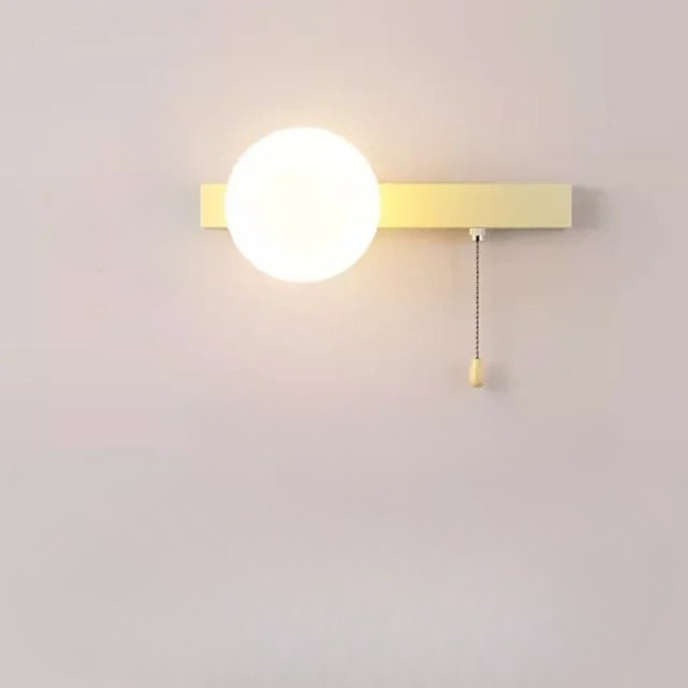 Glezia - Lámpara de Pared Nórdica con Diseño Minimalista y Luz Cálida - Ideal para Salones y Pasillos