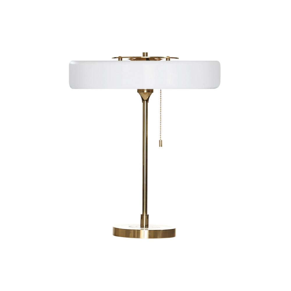 Lámpara de mesa Girola con pantalla de disco – vista principal