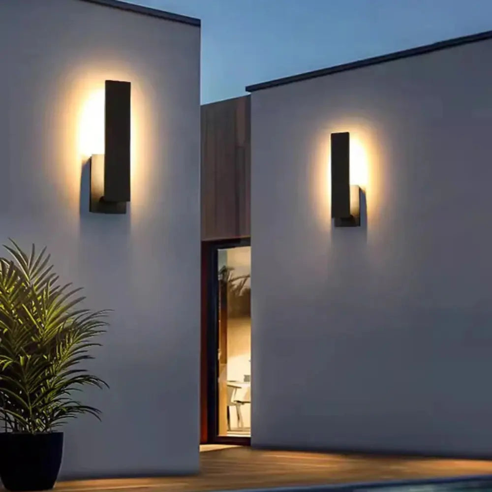 ClimaLuz – Lámpara de Pared Exterior Resistente