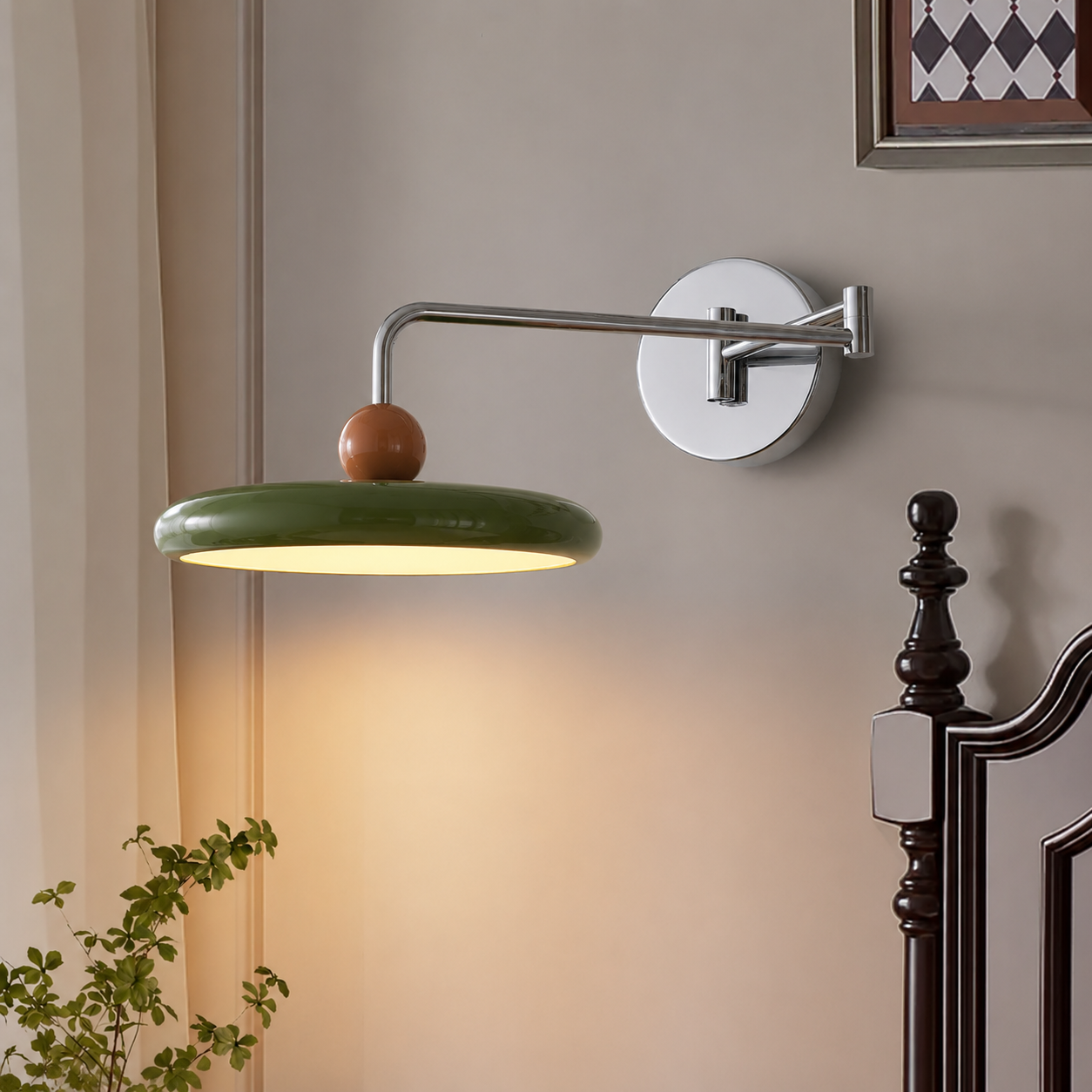 Maven - Lámpara de Pared Ajustable con Diseño Moderno y Luz LED Integrada