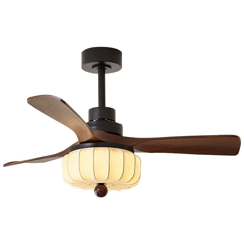 Ventilador de techo con luz Nostalia en un salón acogedor – imagen 9