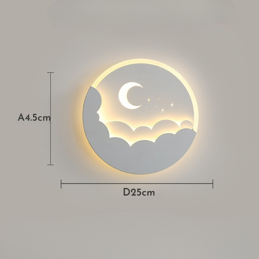 Sylune - Lámpara de Pared LED Moderna - Aplique Pared Minimalista de Acrílico - Iluminación Eficiente para Salas y Dormitorios