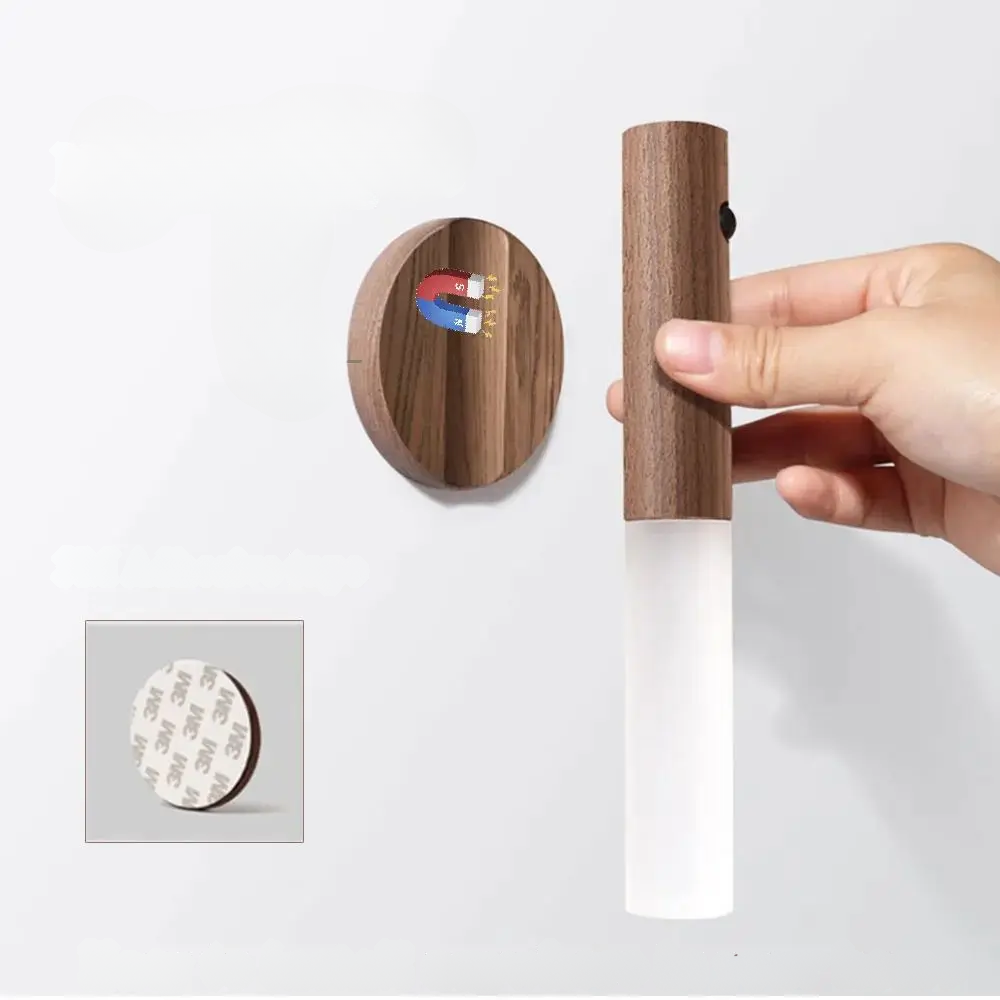 Dalina - Lámpara de Pared LED con Sensor de Movimiento de Acrílico - Luz Nocturna Minimalista