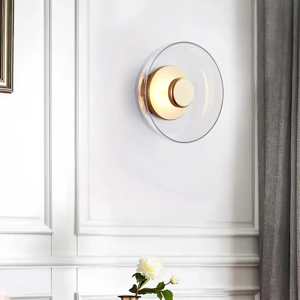 Brisoria – Lámpara de Pared de Vidrio con Elegancia Sutil