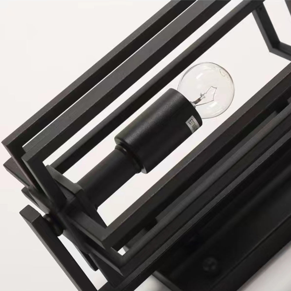 Aplique de pared exterior Ontara – detalle del casquillo sin cristal