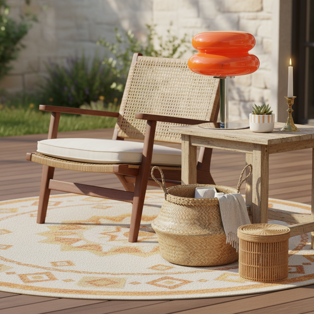 Lámpara de mesa Bauhaus Dulcela en un salón luminoso – imagen 20