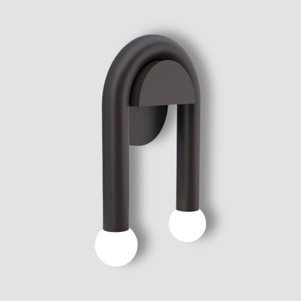 NovaLuz – Lámpara de Pared Negro Herradura Moderna con Estilo y Eficiencia