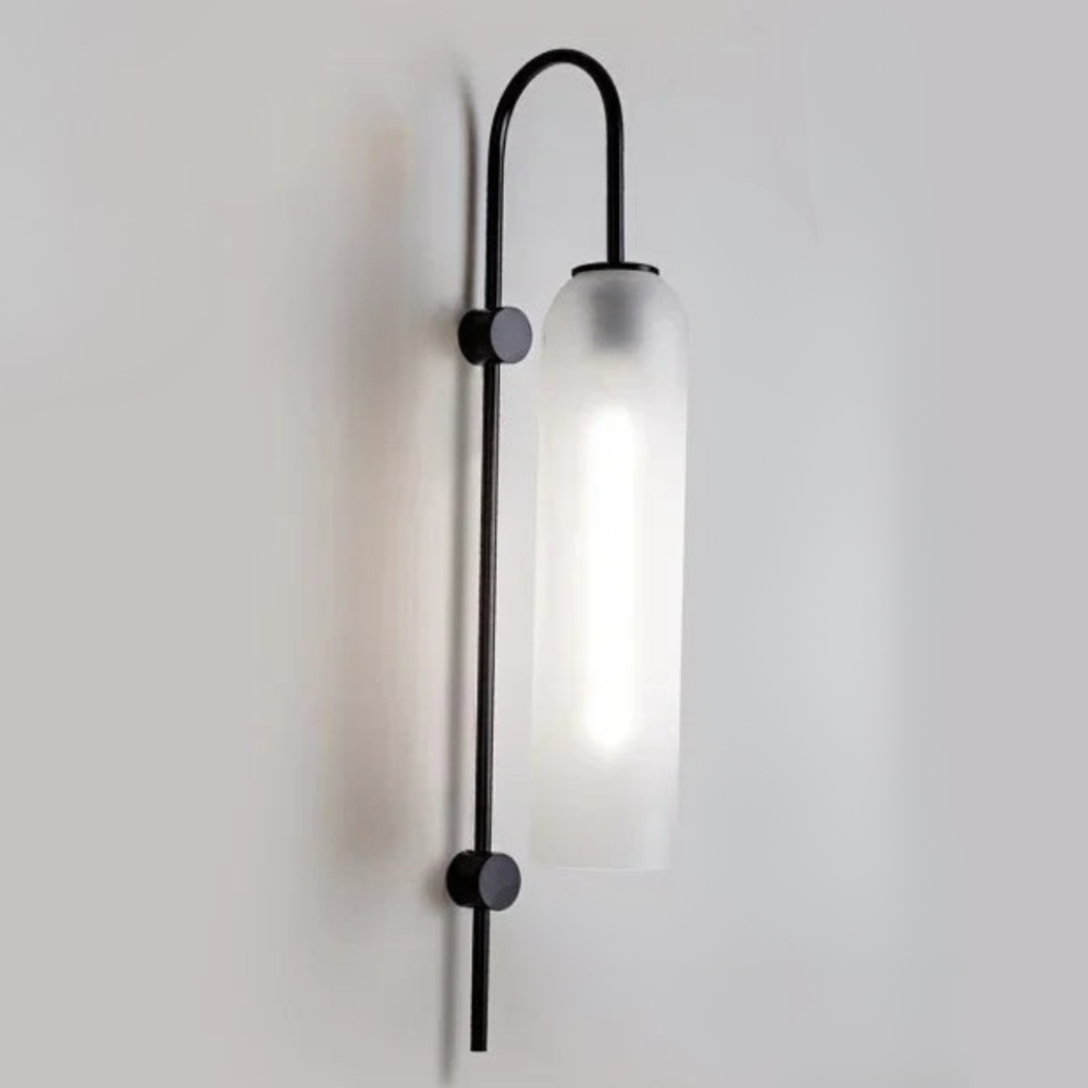 Zaneko - Aplique de Pared de Vidrio Moderno con LED Dimmable para Iluminación Interior