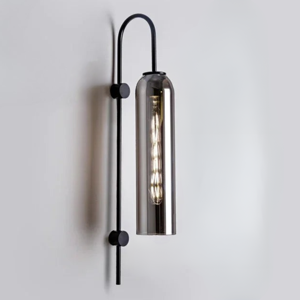 Zaneko - Aplique de Pared de Vidrio Moderno con LED Dimmable para Iluminación Interior