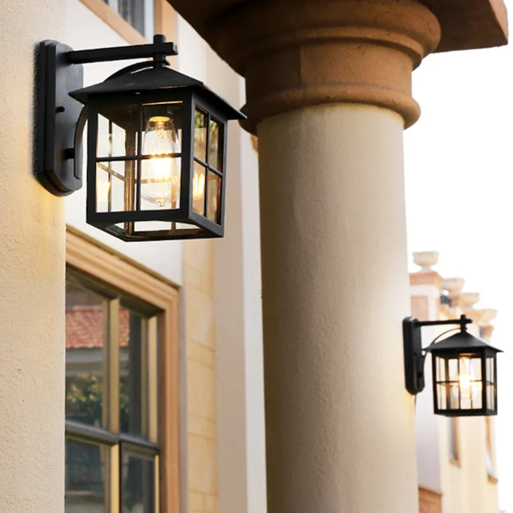 Farol de pared exterior Nubaro en la fachada de una casa – imagen 7