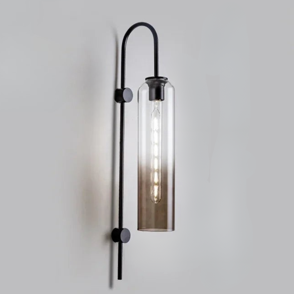 Zaneko - Aplique de Pared de Vidrio Moderno con LED Dimmable para Iluminación Interior