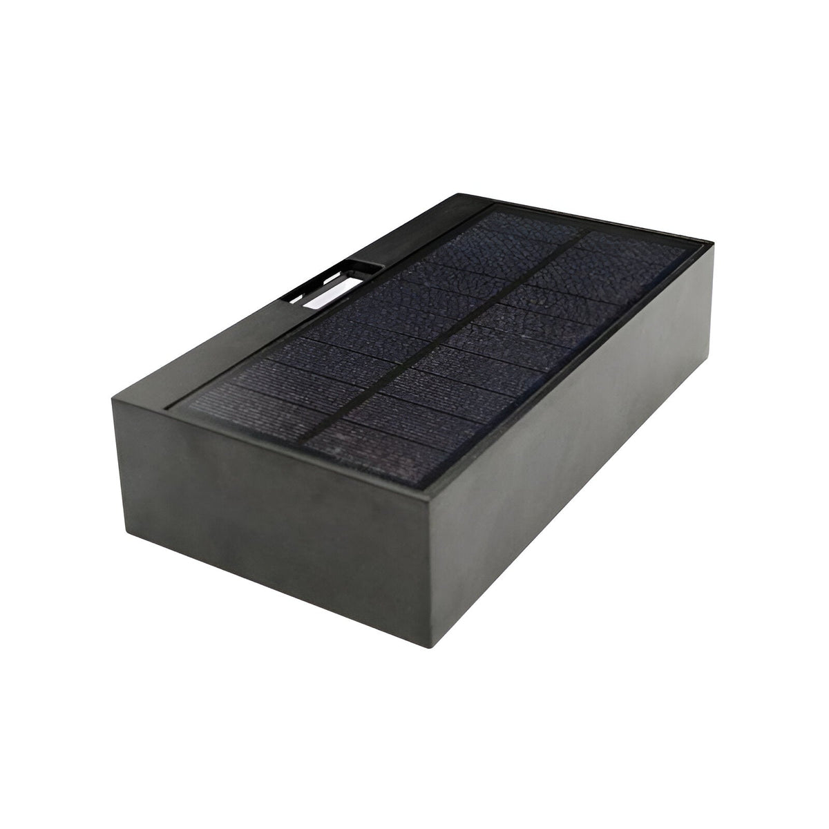 Aplique solar de pared exterior Kosora – panel solar en la parte superior