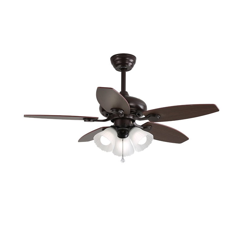 Ventilador de techo con luz Ambela en un comedor acogedor – imagen 14