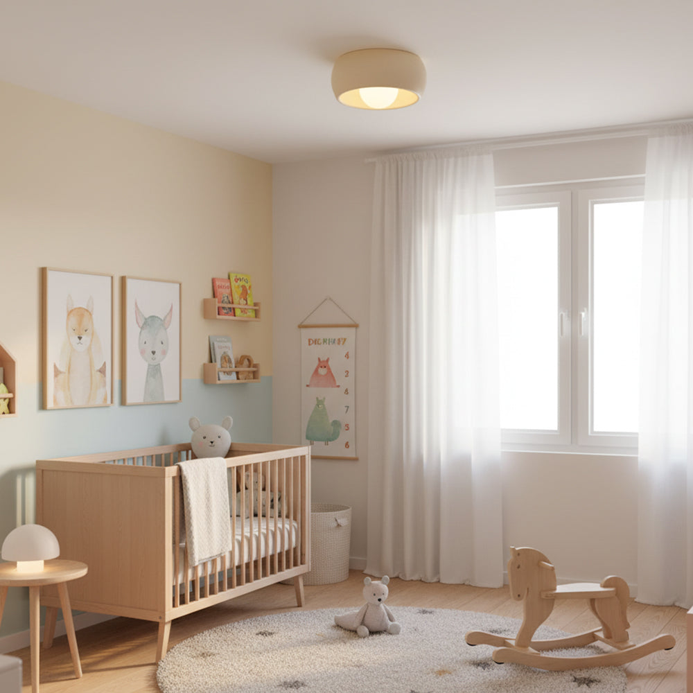 Plafón de techo redondo Cuenco – en una habitación infantil