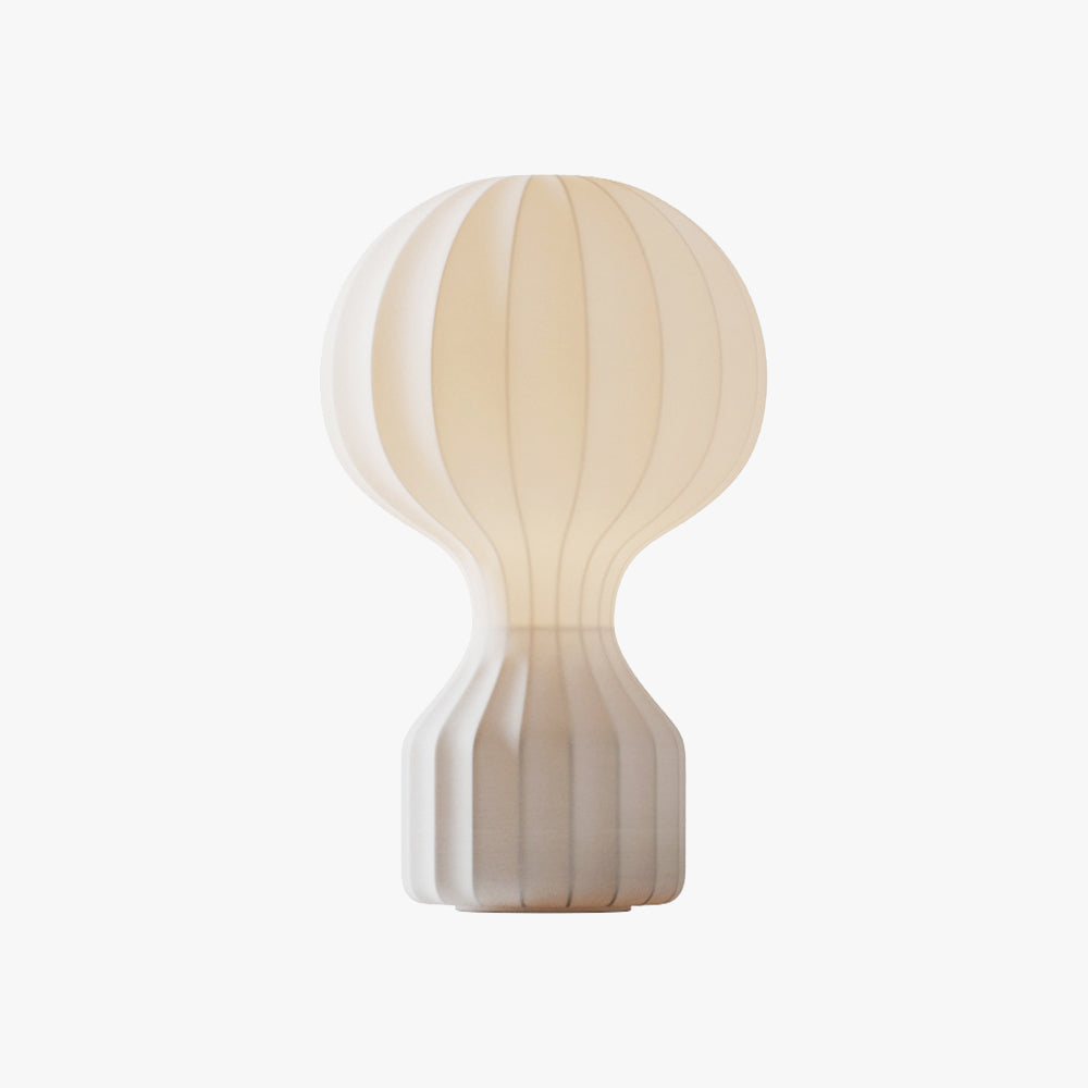Lámpara de mesa de seda artificial Zulena – vista principal