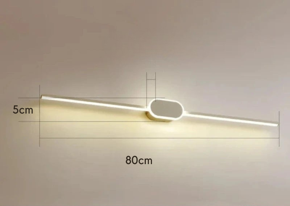 Alureo - Aplique de Pared Moderno con Diseño Elegante y Luz Antideslumbrante - Ideal para Salones y Oficinas
