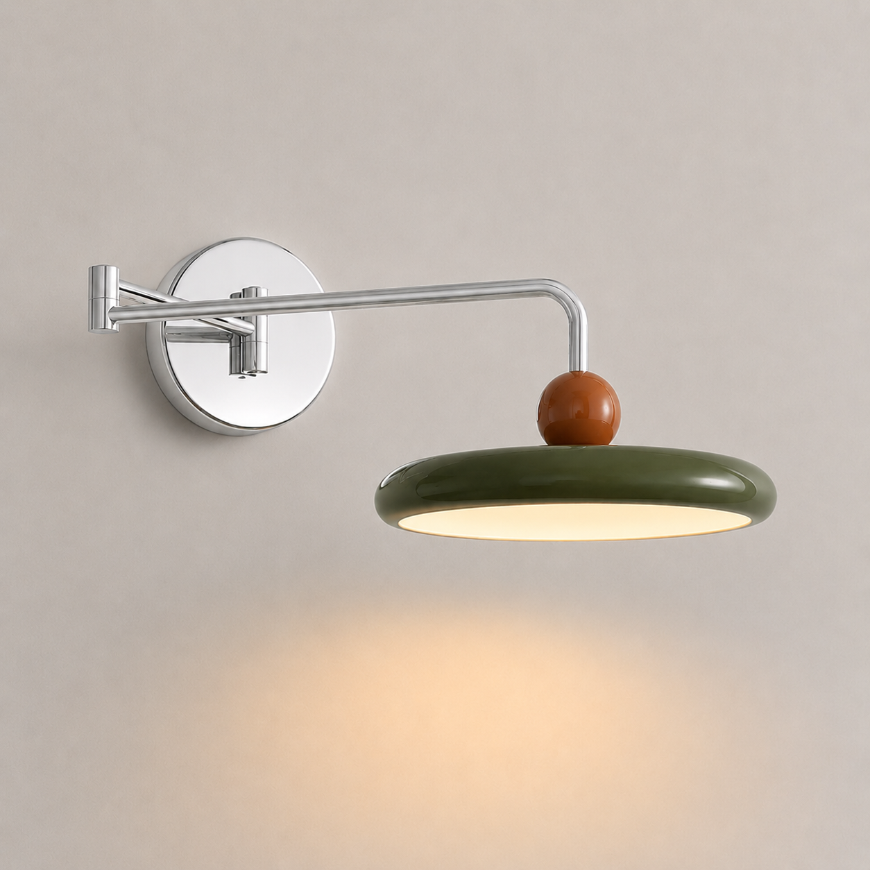 Maven - Lámpara de Pared Ajustable con Diseño Moderno y Luz LED Integrada