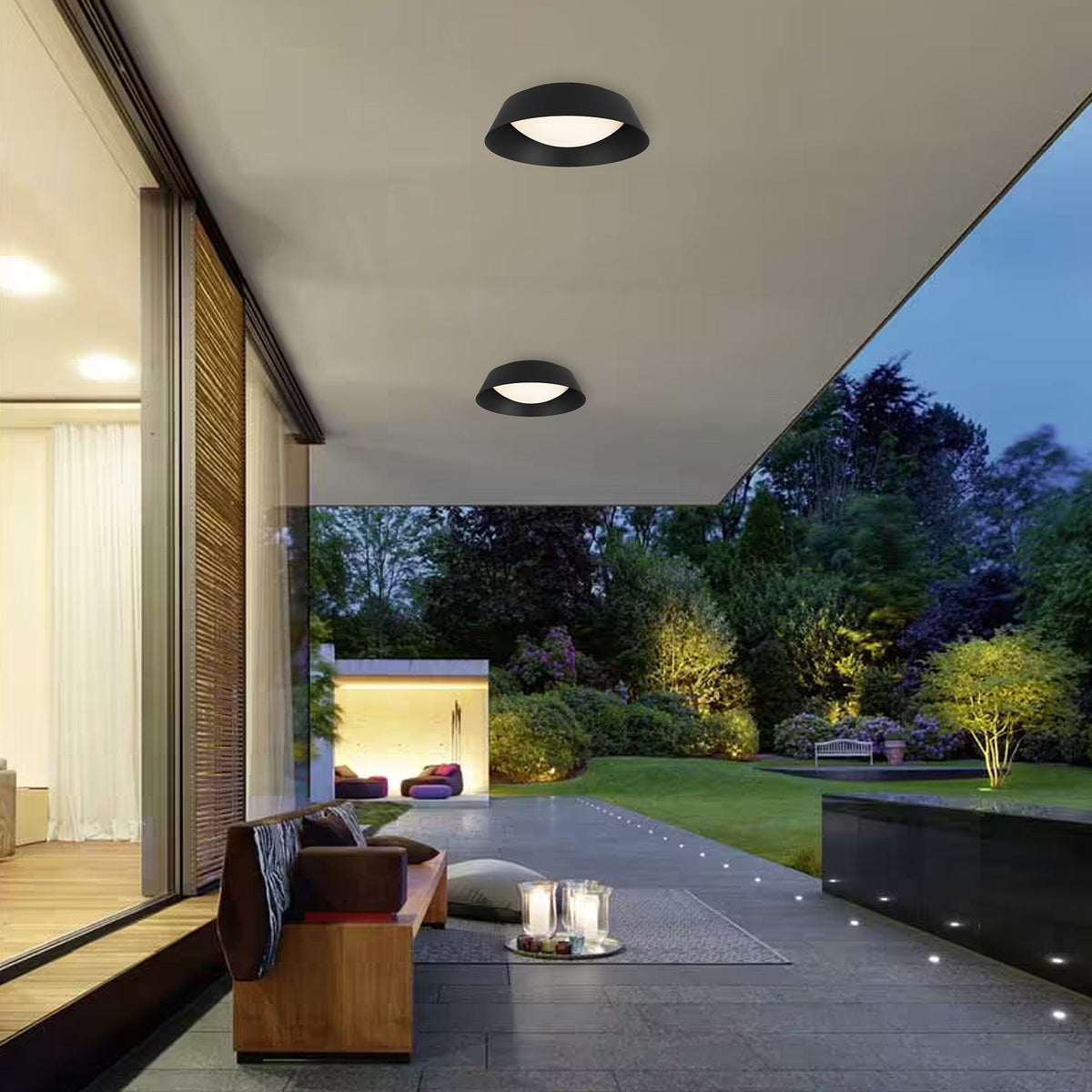 Plafón LED Ojiva en un espacio contemporáneo – imagen 17