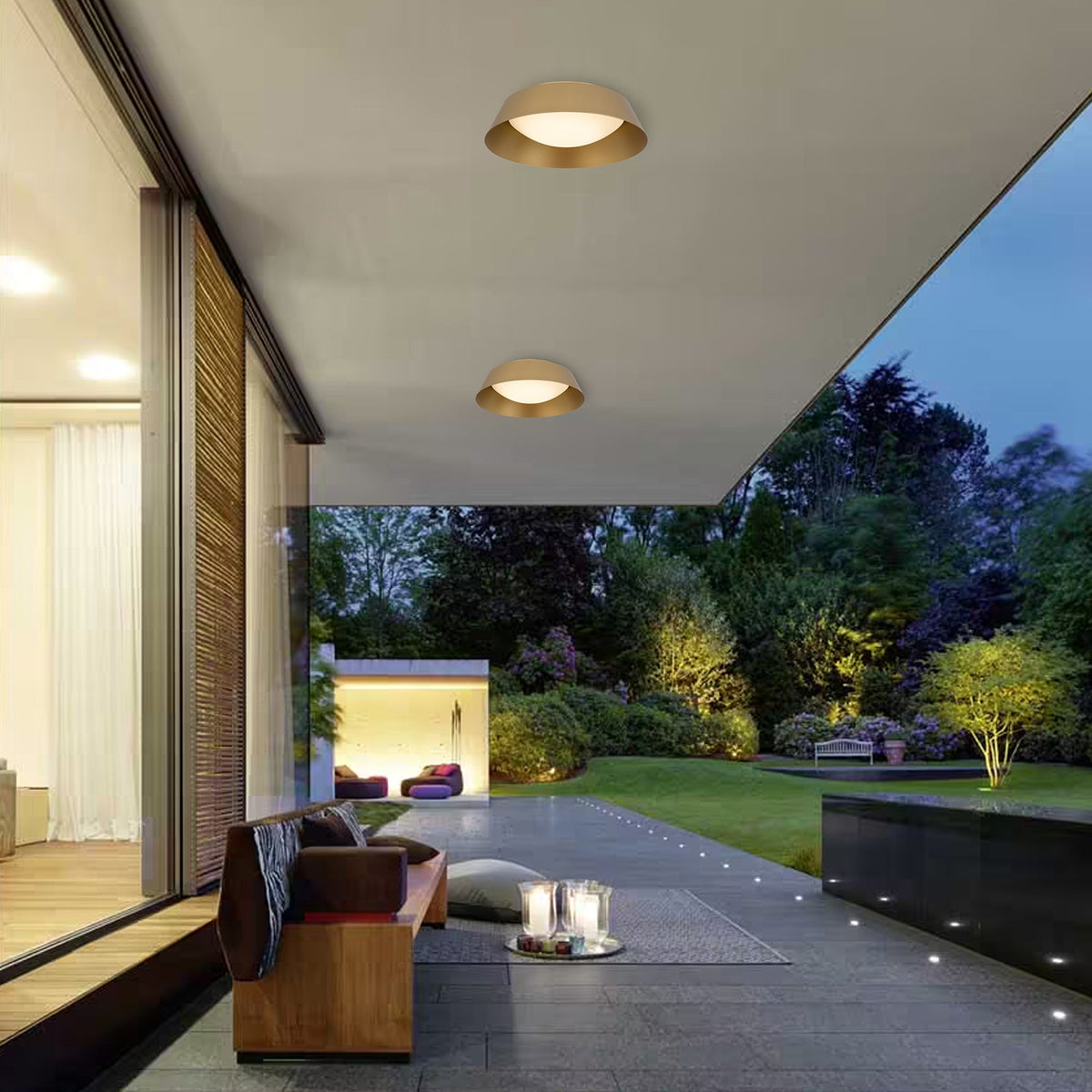 Plafón LED Ojiva en un espacio contemporáneo – imagen 11