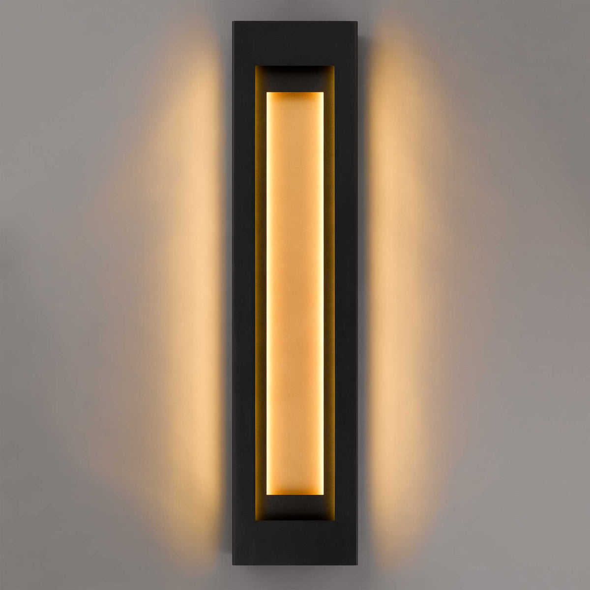 Aplique de pared exterior LED Nivela – alto 97 cm