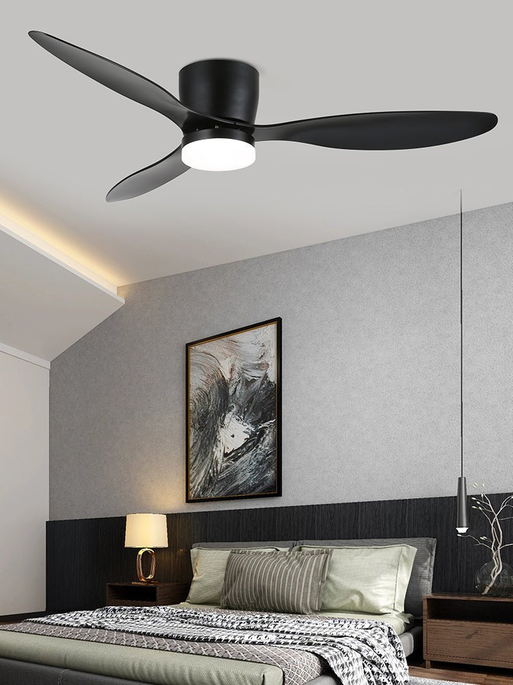Ventilador de techo con luz Soplana en un salón acogedor – imagen 11
