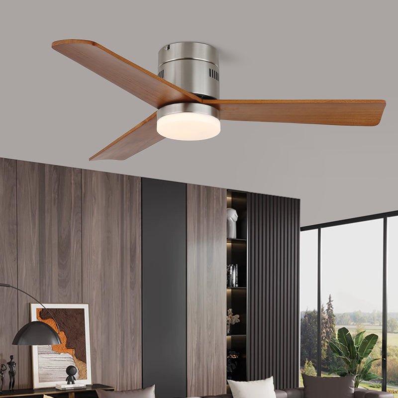 Ventilador de techo con luz Aireno en un salón minimalista – imagen 2