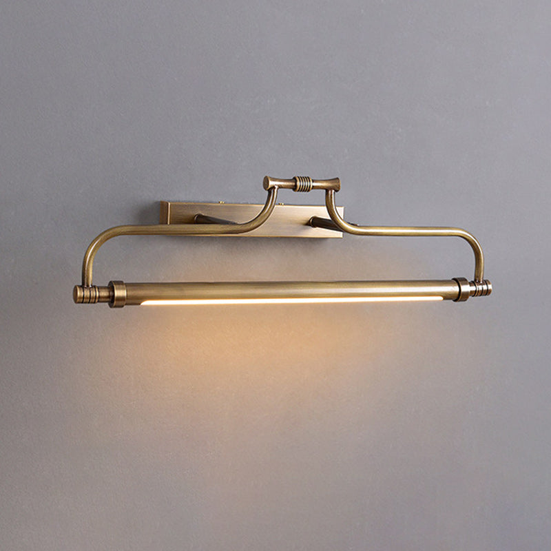 Aplique LED para cuadros de latón Lirama – encendido