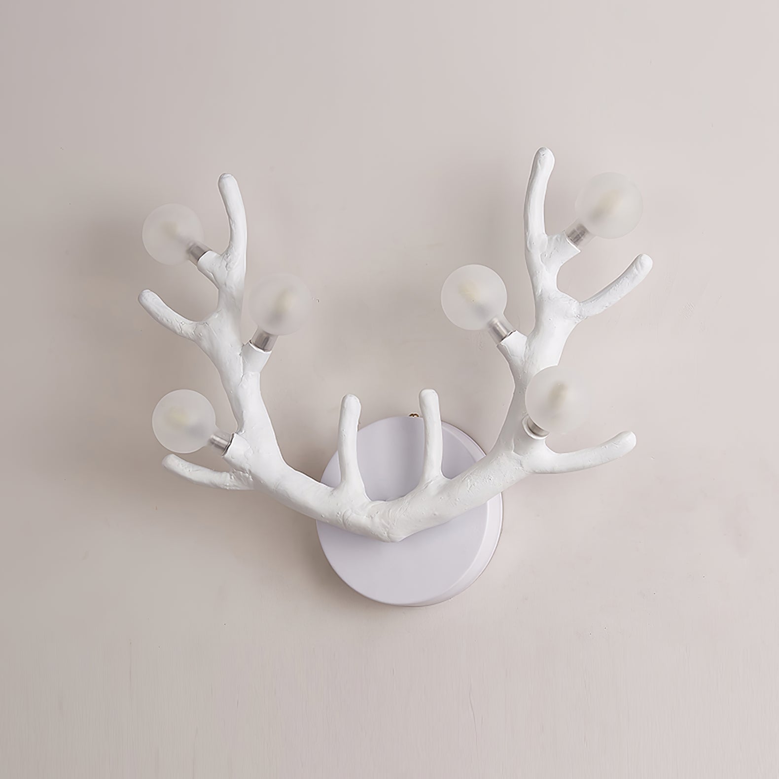 CiervoLuz - Lámpara de Pared de Madera con Diseño Natural