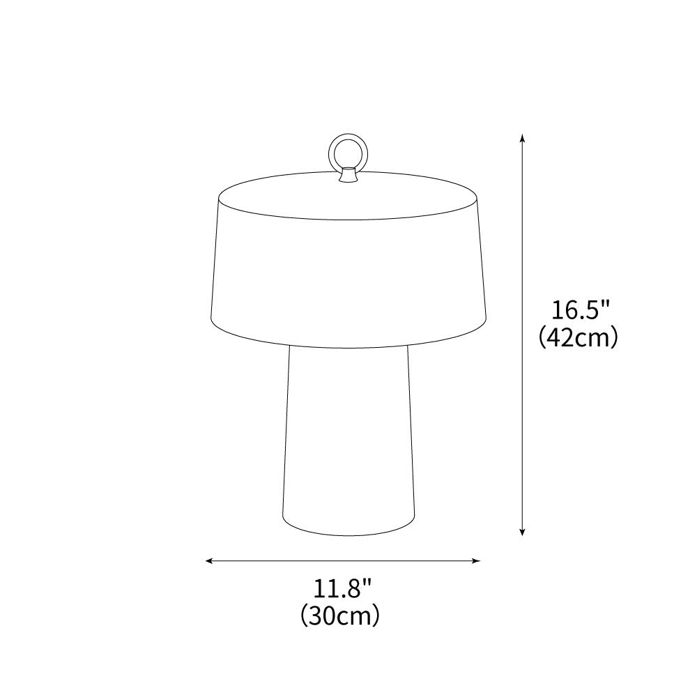 Lámpara de mesa Inalba de alabastro en un dormitorio elegante – imagen 4