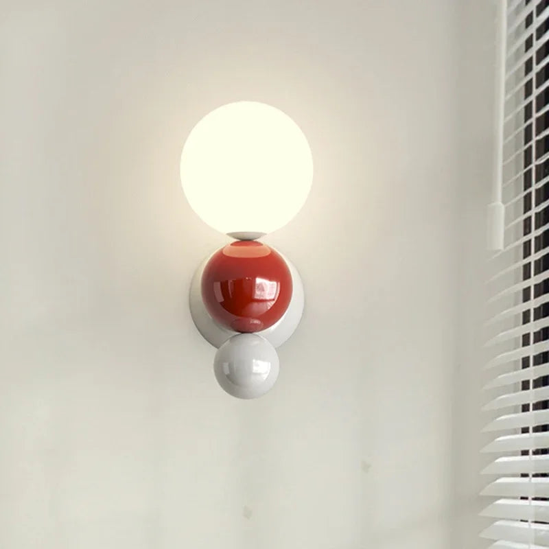 Aplique de Pared Escandinavo en Forma de Perla con Luz LED – Diseño Moderno y Elegante 5