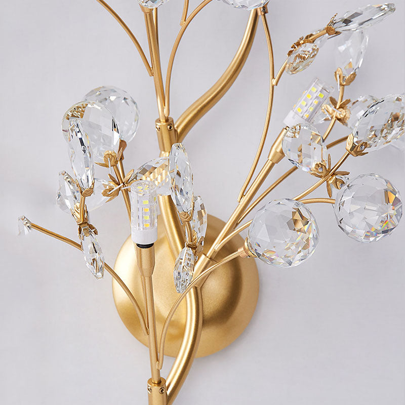 Yunora - Aplique de Pared Floral -  Lámpara de Diseño Moderno para Decoración Interior
