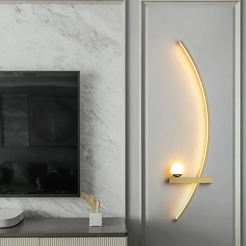Aplique de Pared LED Moderno de Aluminio con Luz Cálida Ideal para Dormitorio y Ambientes Elegantes 5
