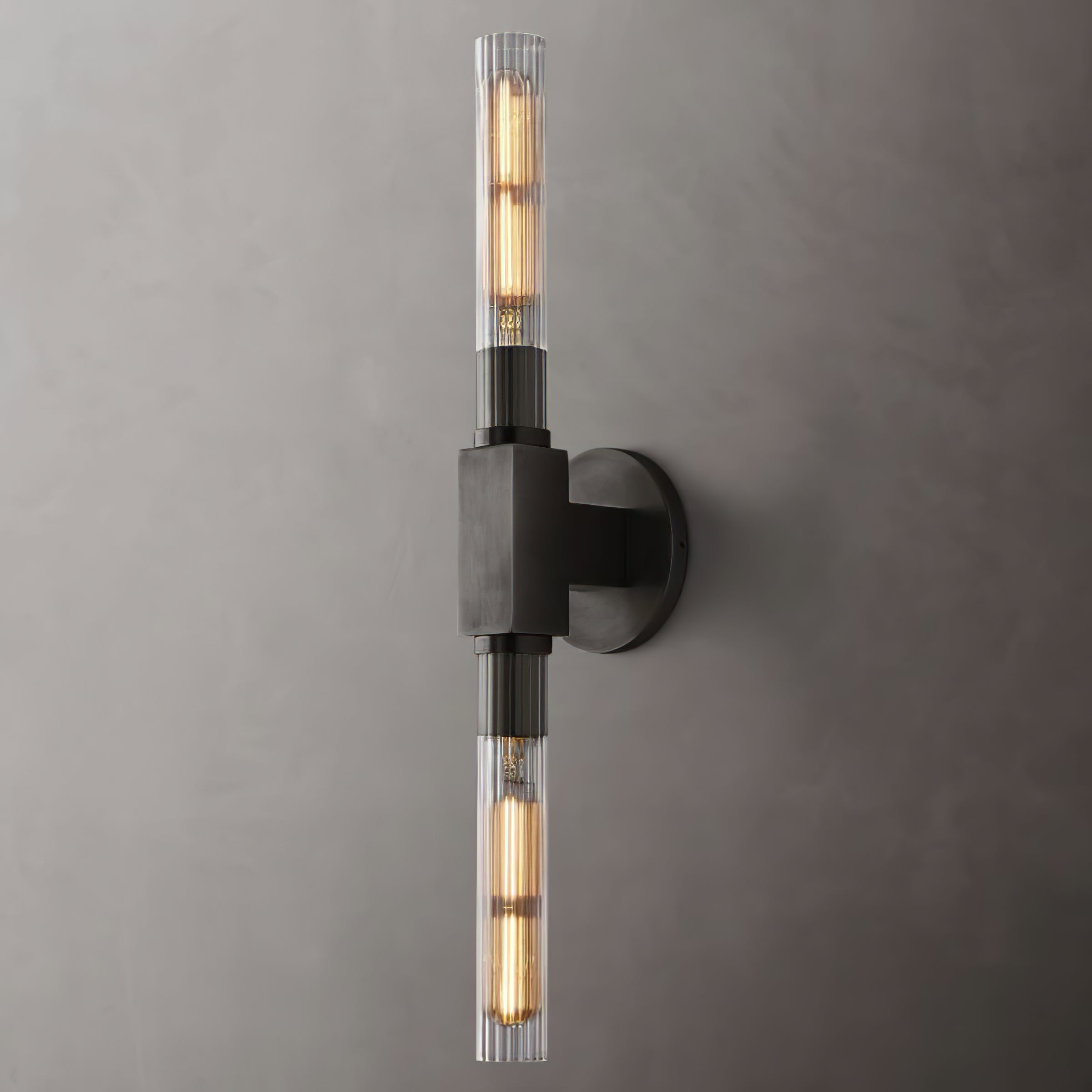 Aplique de Pared Lineal de 22 con Cristales Ribeteados y Base E26, Ideal para Dormitorio y Salón 3