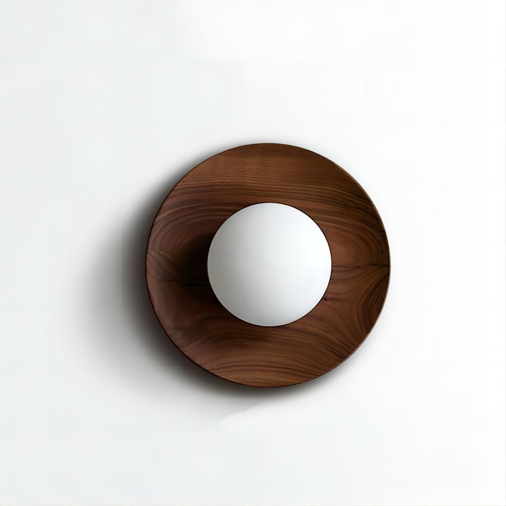 Aplique de Pared Minimalista de Madera Natural Blanca con Acabados Modernos para Dormitorio 9