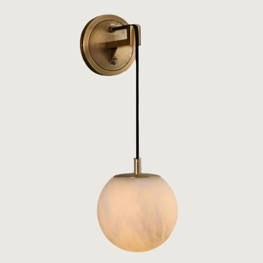 Aplique de Pared Minimalista de Madera y Vidrio con Luz LED para Dormitorio y Sala, Diseño Elegante y Moderno 8
