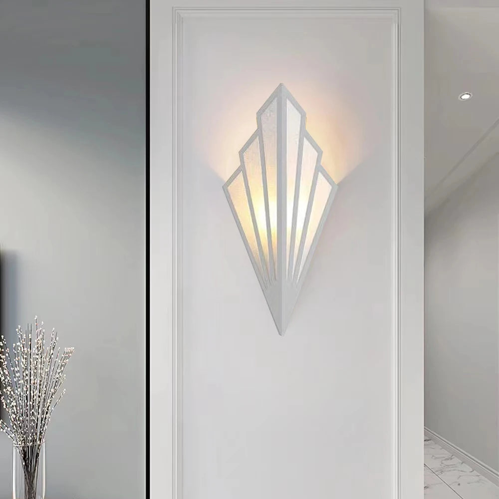 Aplique de Pared Moderno Escandinavo con Luz LED, Diseño Elegante para Dormitorio y Salón - 20x45 cm 0