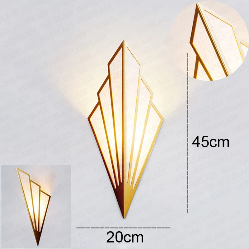 Aplique de Pared Moderno Escandinavo con Luz LED, Diseño Elegante para Dormitorio y Salón - 20x45 cm 5