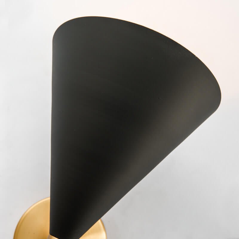 Aplique de Pared Moderno Estilo Mid-Century con Acabado Negro y Diseño de Dos Luces para Dormitorio o Sala 5