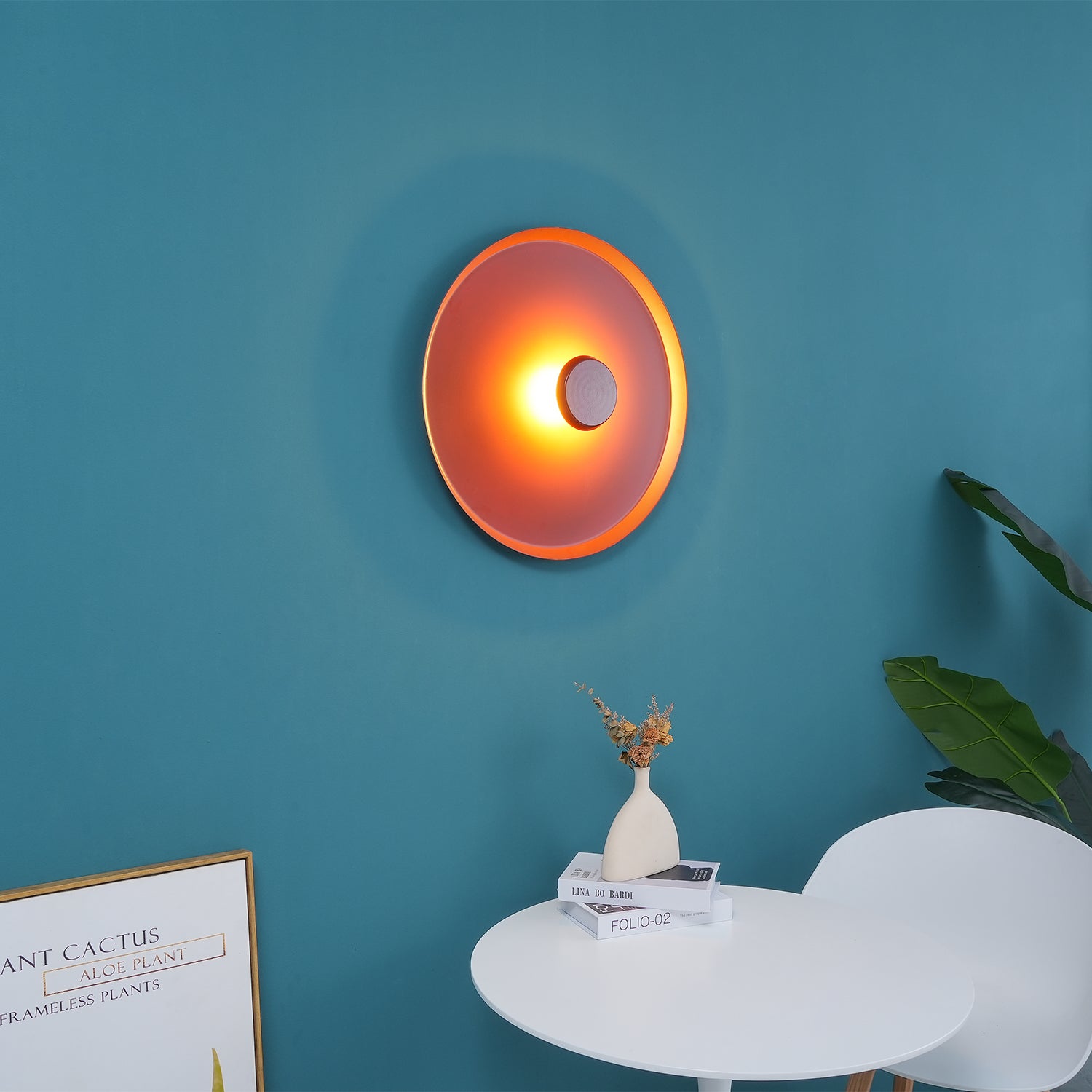 Aplique de Pared Moderno con Efecto Halo - Diseño Minimalista y Variedad de Tamaños 4